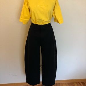 UNIQLO Bubble Jersey Cotton Ankle Pants